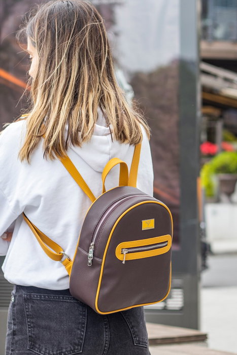 Zoozie Bags Oslo Marrón y Amarillo